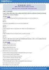 Đề thi học kì 2 Tiếng Anh 12 Global Success - Đề số 2